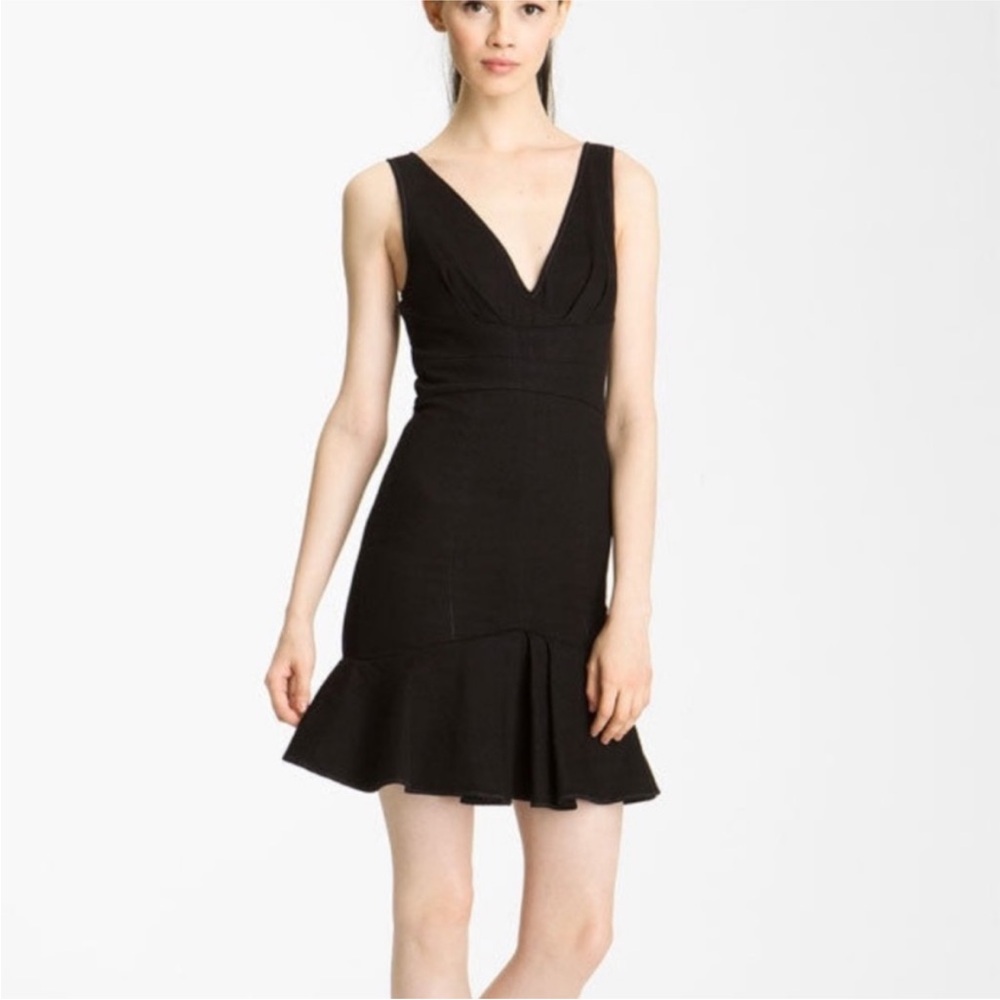 RACHEL ZOE Bridget black denim dress